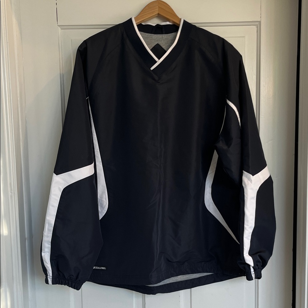 Vintage Holloway Navy and White Windbreaker Men’s Size Medium